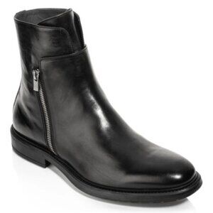 To Boot New York Men's Boyd Black Leather Ankle Boots 8.5